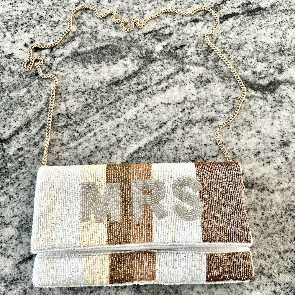 Francesca’s Mrs. Beaded Clutch